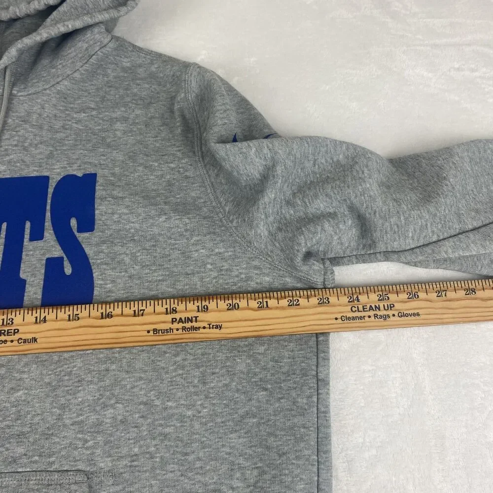 Nike NFL Indianapolis Colts Sweater Adult Large Gray Logo Hoodie Sweatshirt